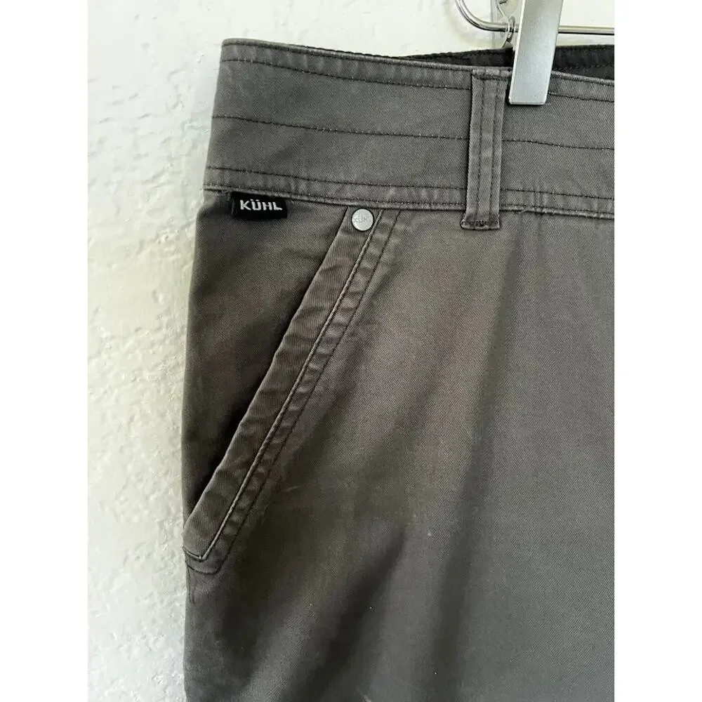 Kuhl Men’s Gray Free Generator Hiking Trail Pants 36x31 Stretch Outdoor Cargo